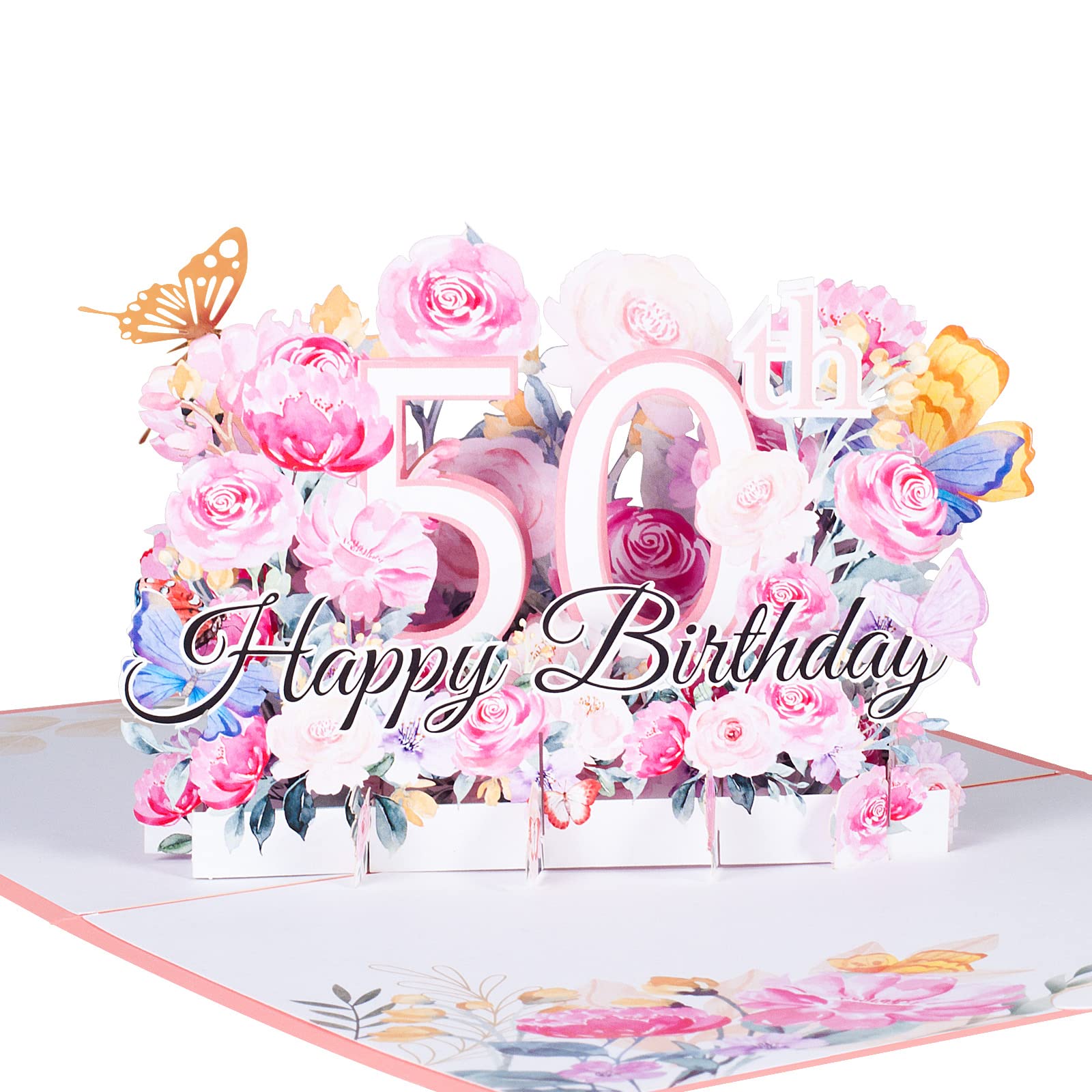 Carte Anniversaire, Pop-up 3D Carte Anniversaire 50 Ans, Carte